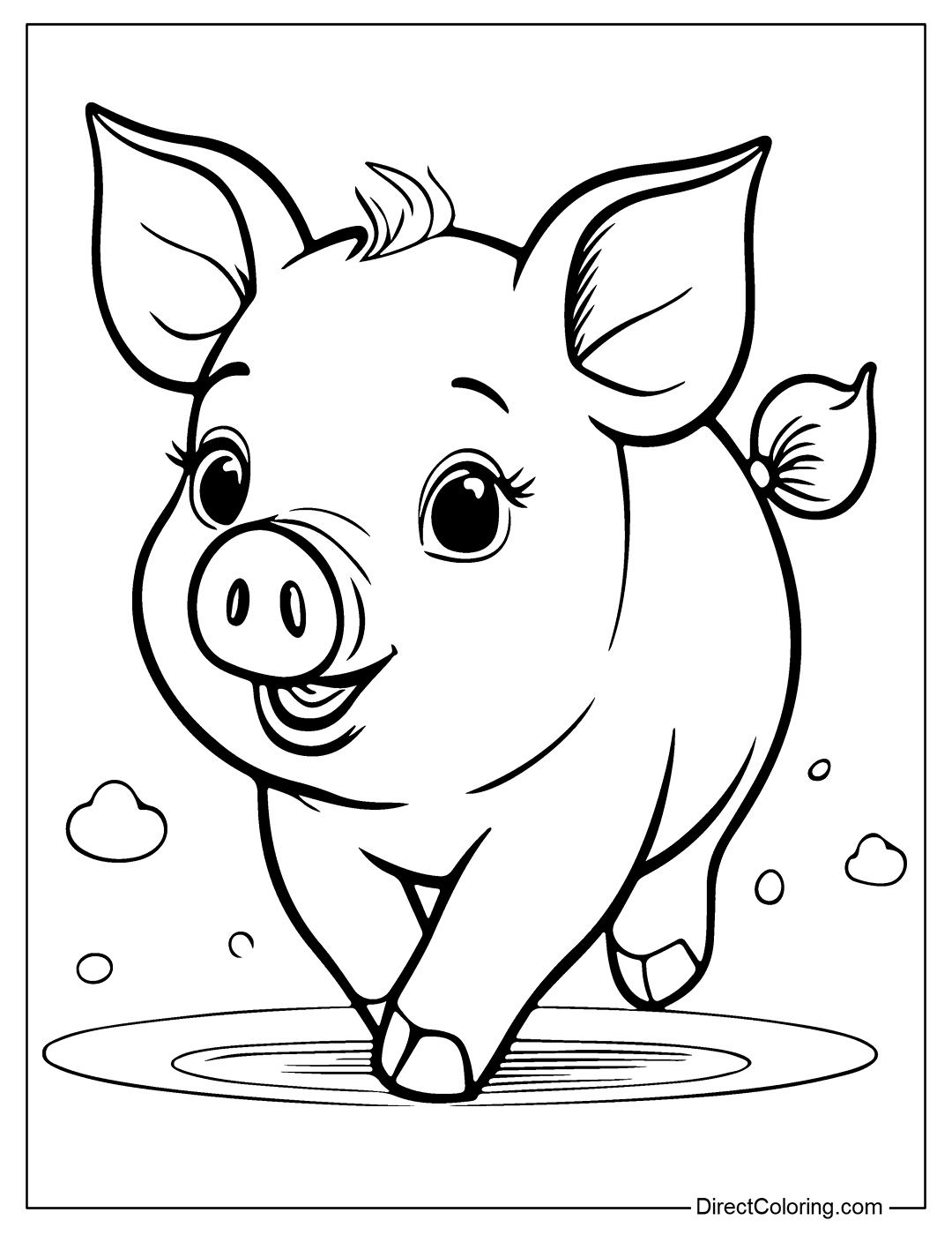 Cute Kawaii Coloring Page